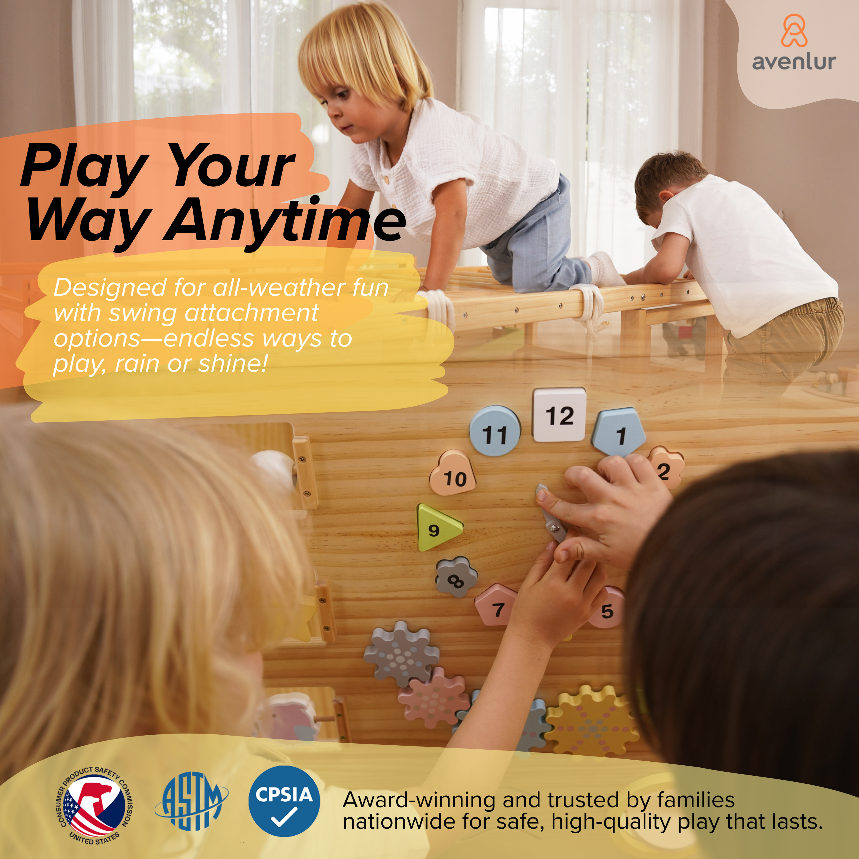 Alpine Adventure Indoor Play Gym – Climber, Slide & Kids Activity Set