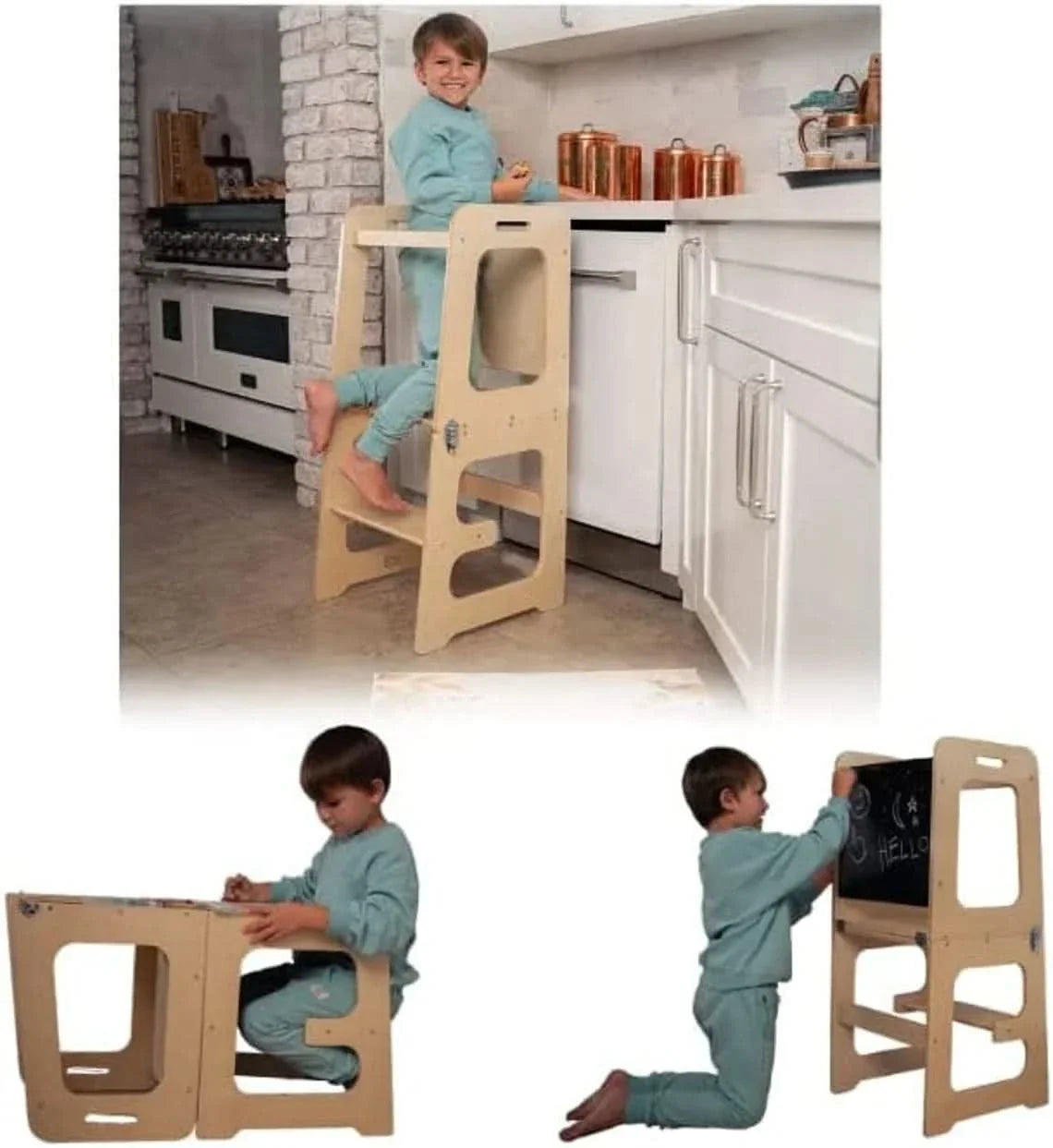 Date | 4-in-1 Kitchen Tower & Desk